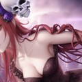 赤毛のゴシック少女-骸骨 3枚目
