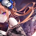 赤毛のゴシック少女-骸骨 4枚目