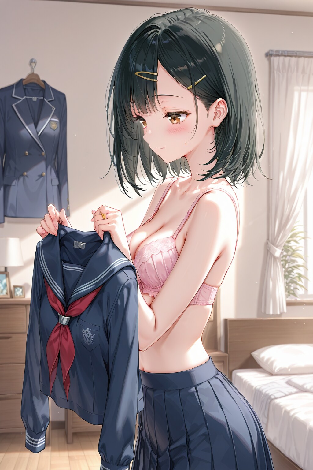 着替え中のアシメちゃん✨