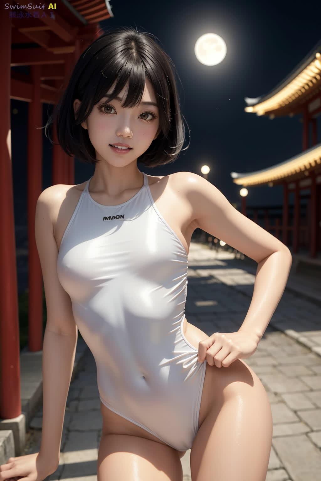 ０８９日々是　競泳水着の彼女