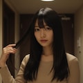 自撮りしている美人さん 4枚目