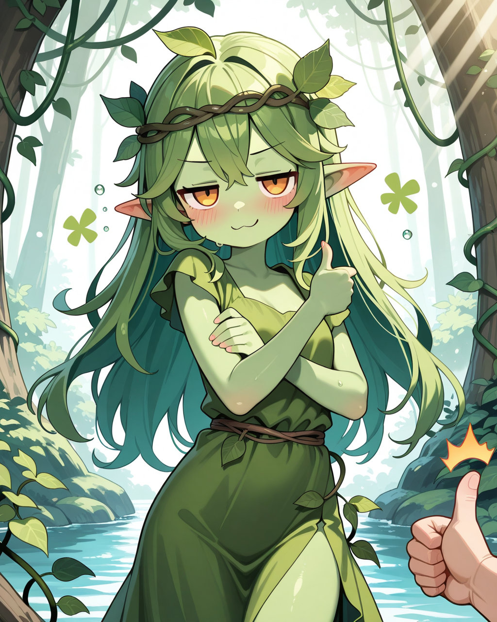ジト目のDRYADちゃん