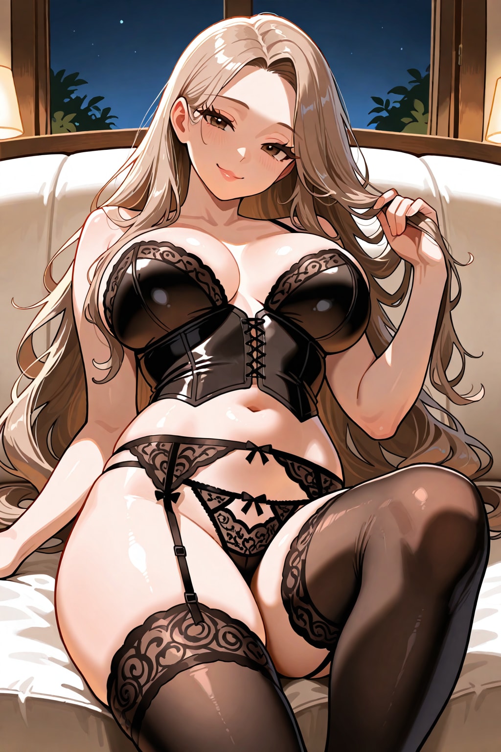 ランジェリーは黒派
