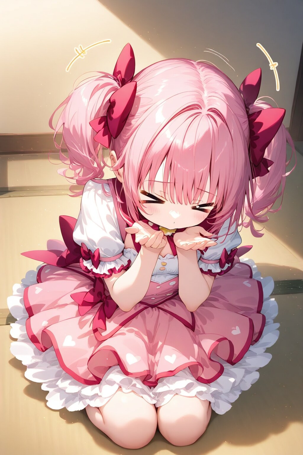 色々こらえてる魔法少女ちゃん