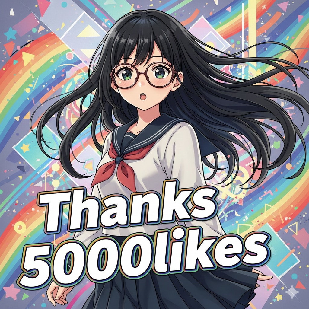 5000いいね感謝
