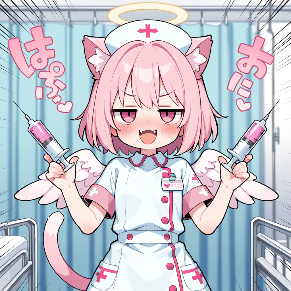 お注射が病みつきになってしまった白衣のねこの天使