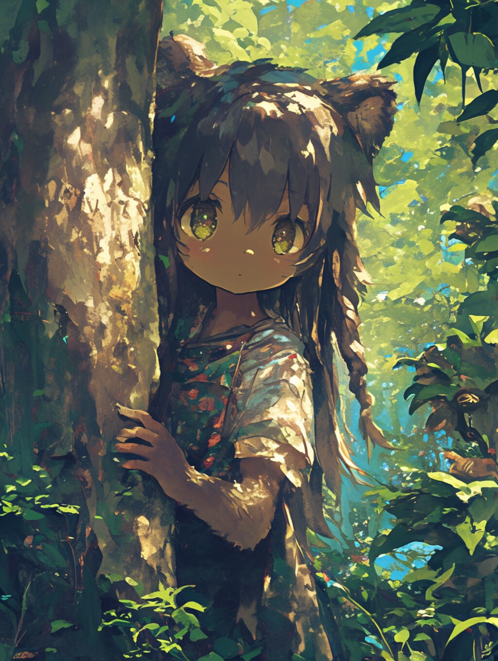 くま娘✖︎かくれんぼ🐾