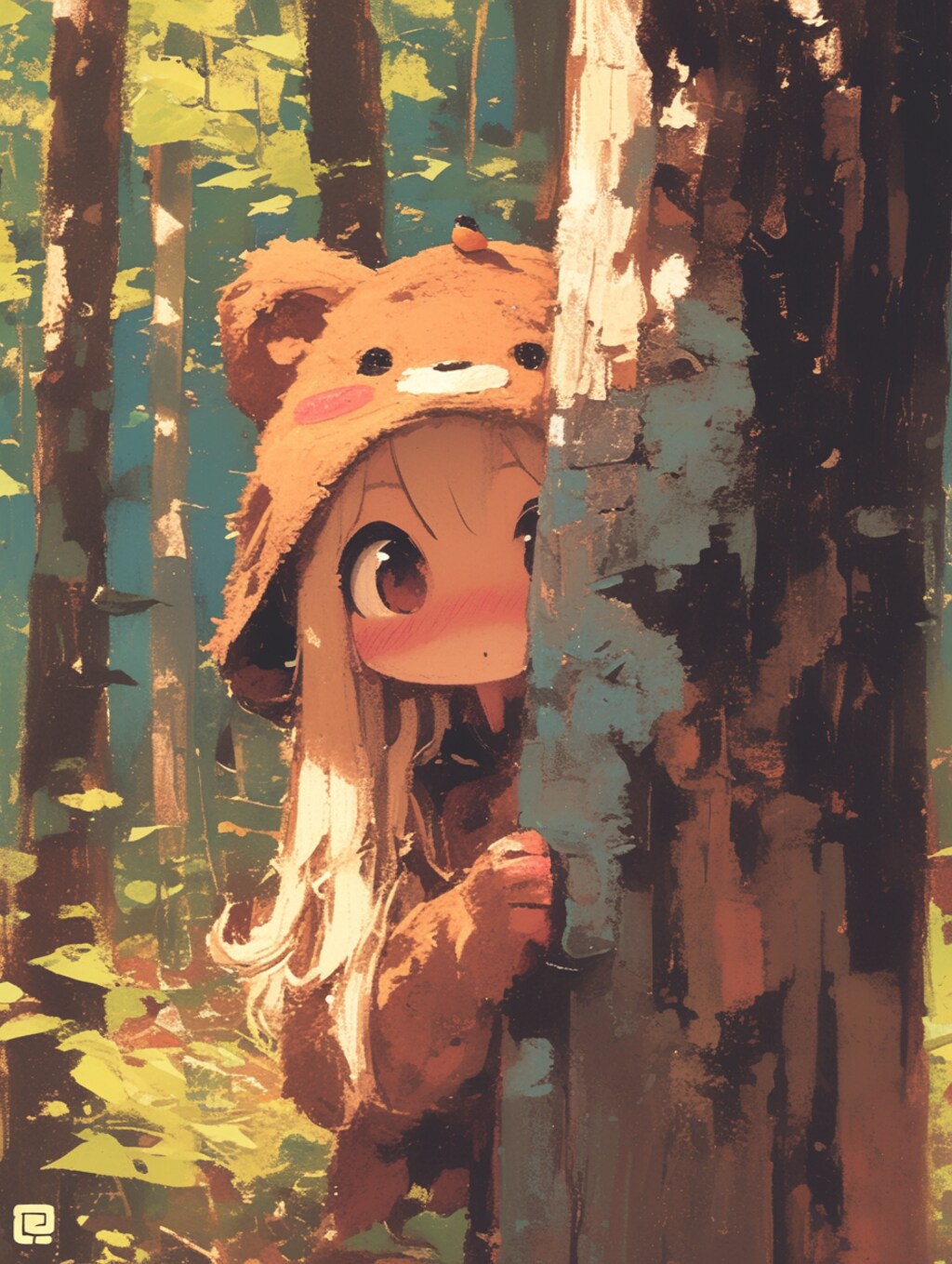 くま娘✖︎かくれんぼ🐾