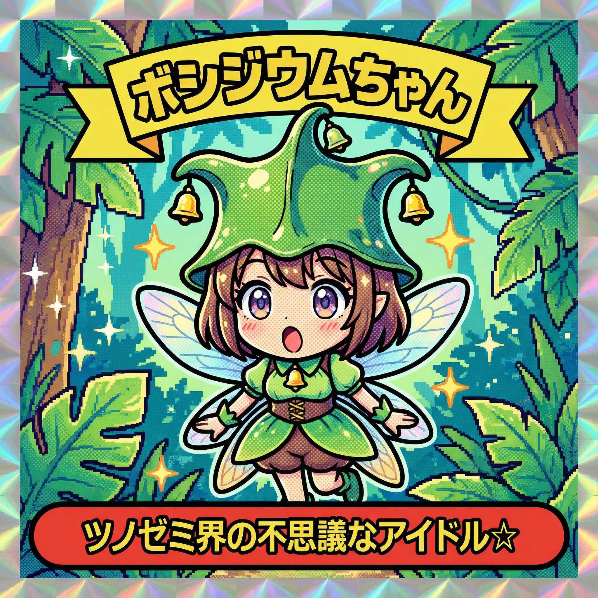 ボシジウムちゃんシール | の人気AIイラスト・グラビア