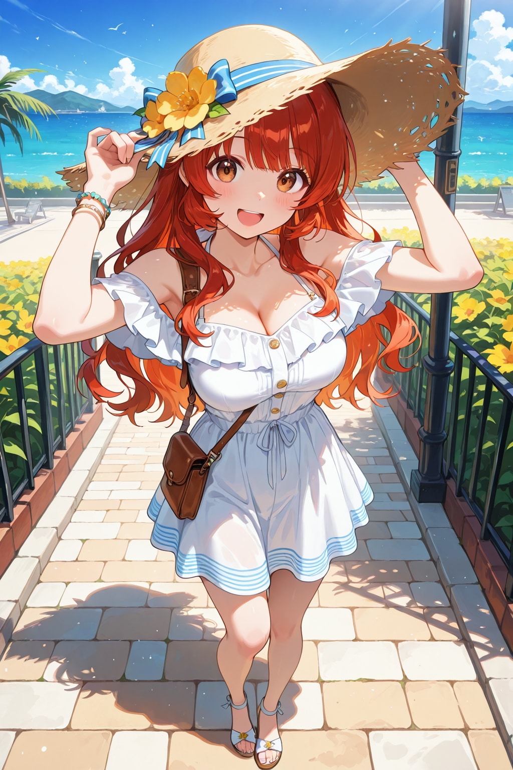 海辺の街歩き