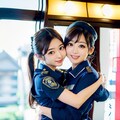 女性警察官になってみた2 2枚目
