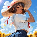 「ひまわり色の夏」 6枚目