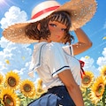 「ひまわり色の夏」 4枚目