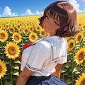 「ひまわり色の夏」 3枚目