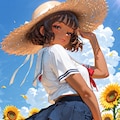「ひまわり色の夏」 9枚目