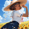「ひまわり色の夏」 5枚目