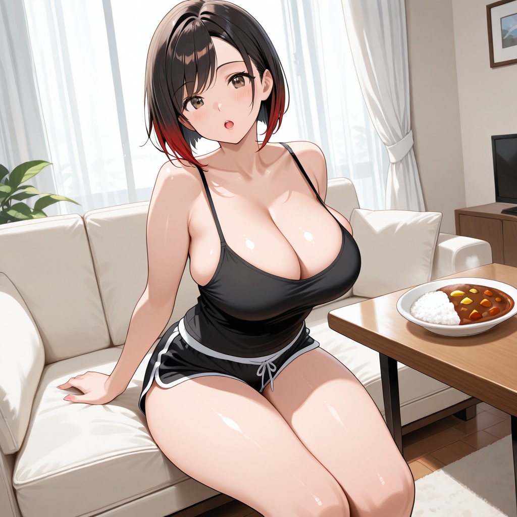 ふとももとカレーと部屋着