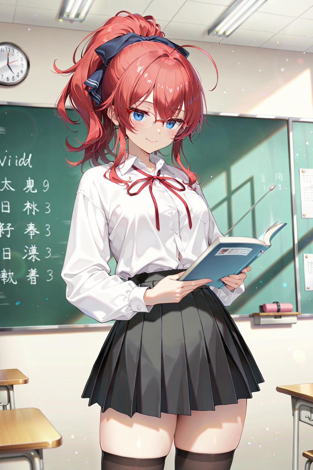 やっぱり使い慣れたモデルでのジト目先生