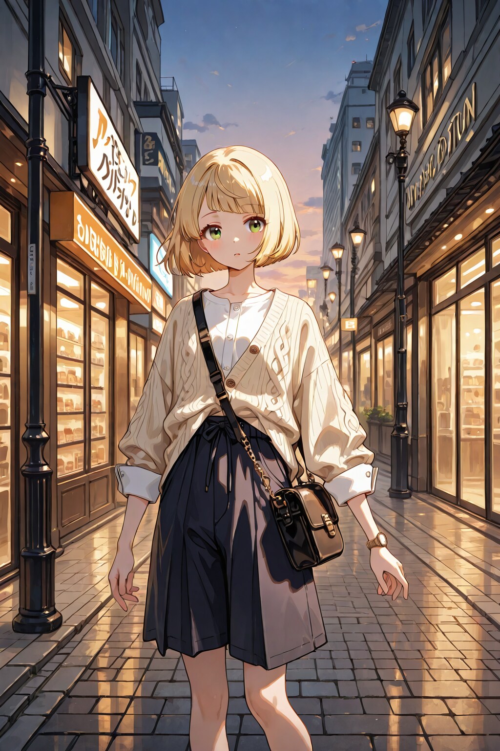 夕暮れ