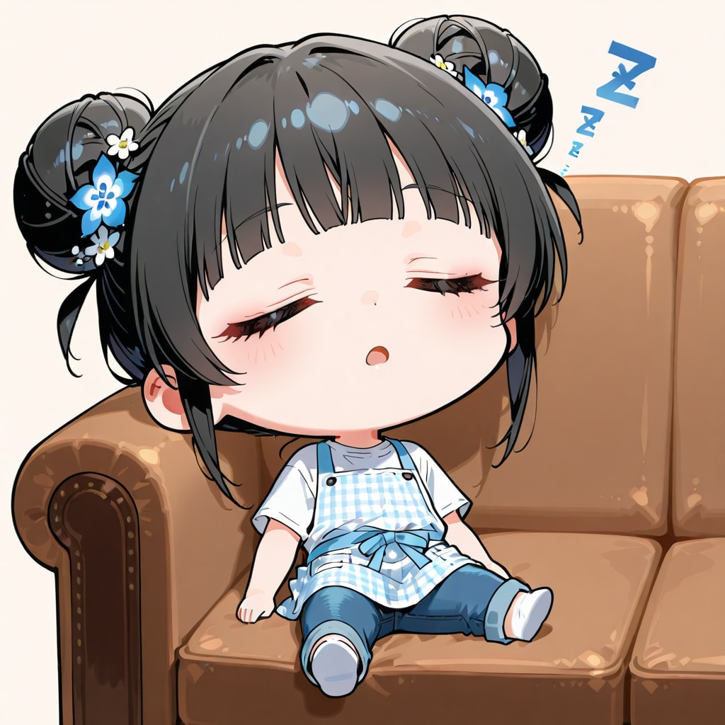 寝入ってました😅