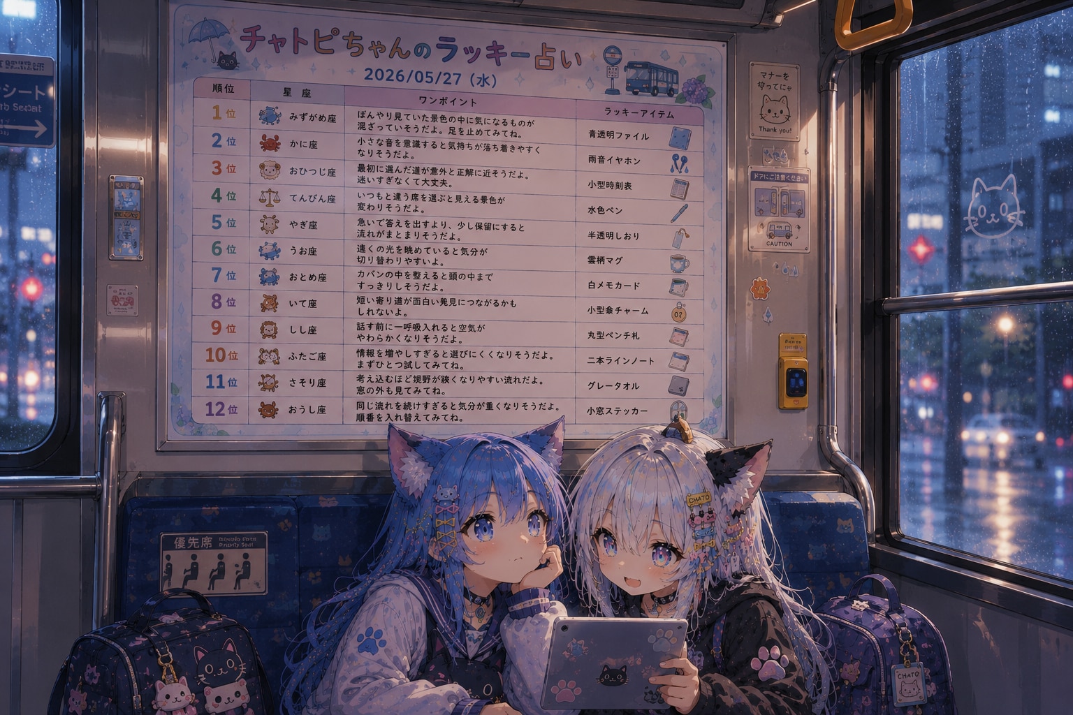 チャトピちゃん占い(05/27) | の人気AIイラスト・グラビア