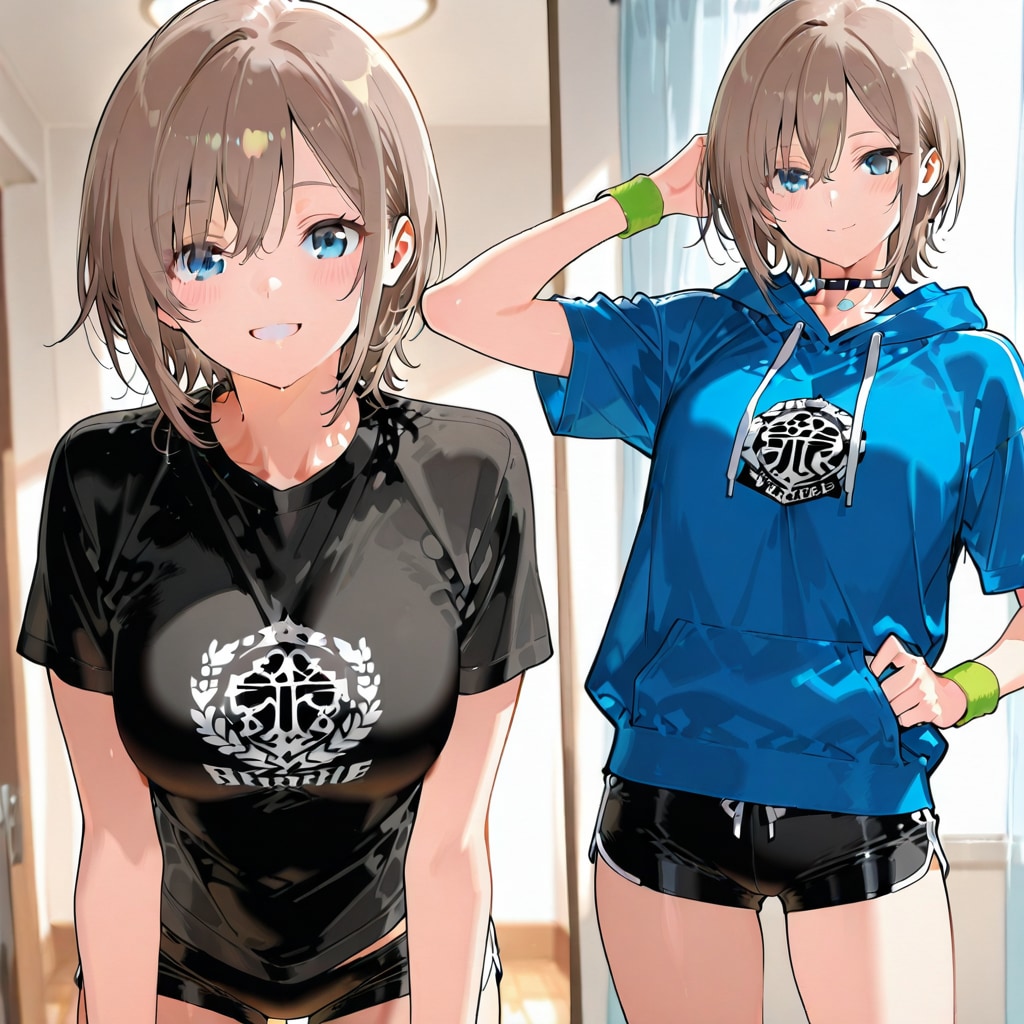 兄キー、ジョギング一緒に行かない？え？外でシタいだけだろって！？バッ、バカッ、大声で言わないでよぉ(汗)