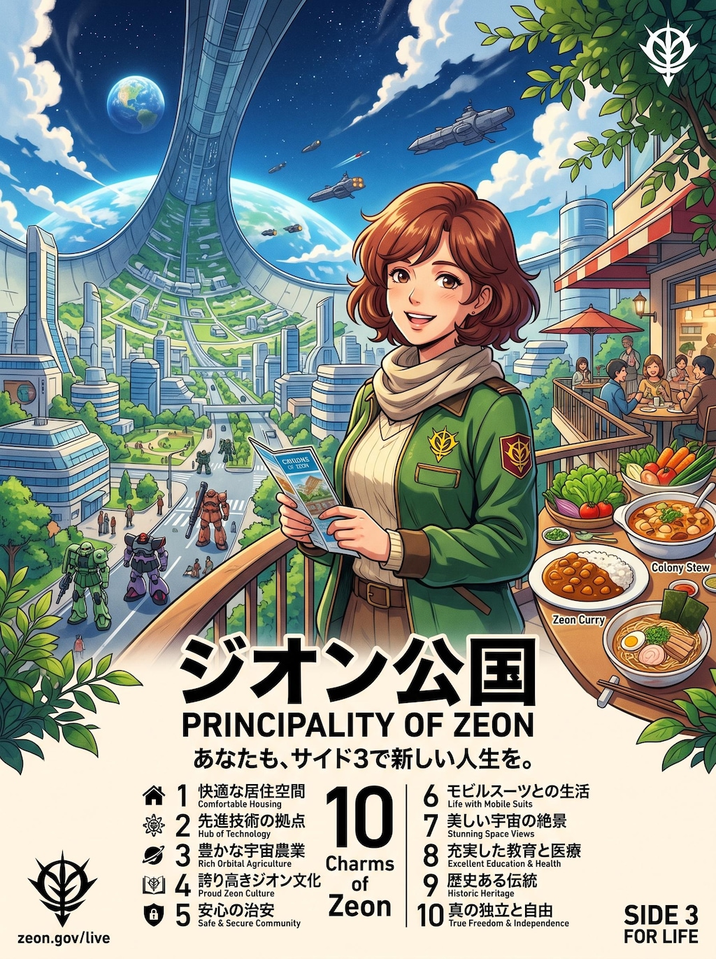 ジオン公国へ移住しませんか？