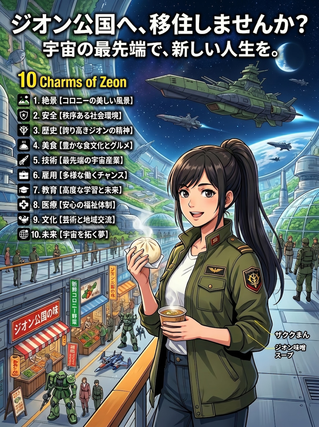 ジオン公国へ移住しませんか？