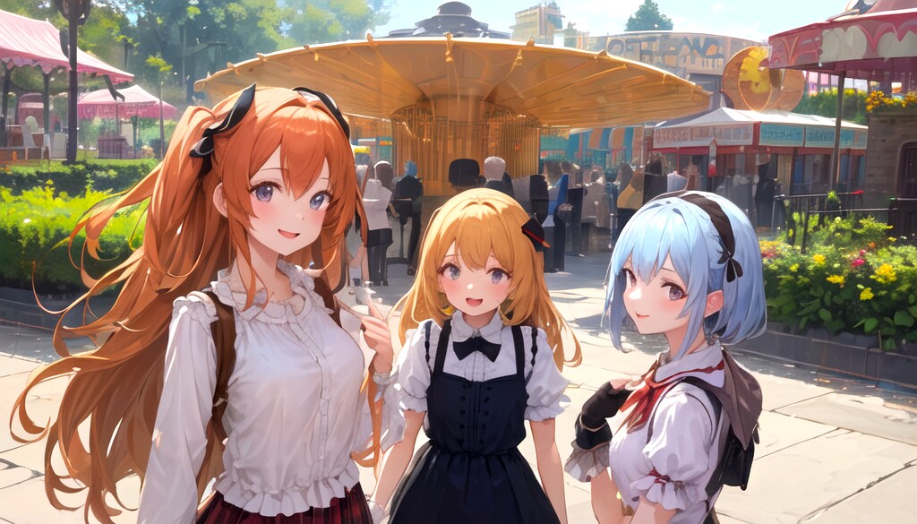 Kawaiiガールズin遊園地