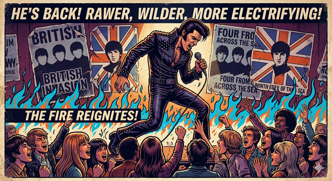 In public, he’s the King of Rock ’n’ Roll. In private, he’s a troubled kid. | の人気AIイラスト・グラビア