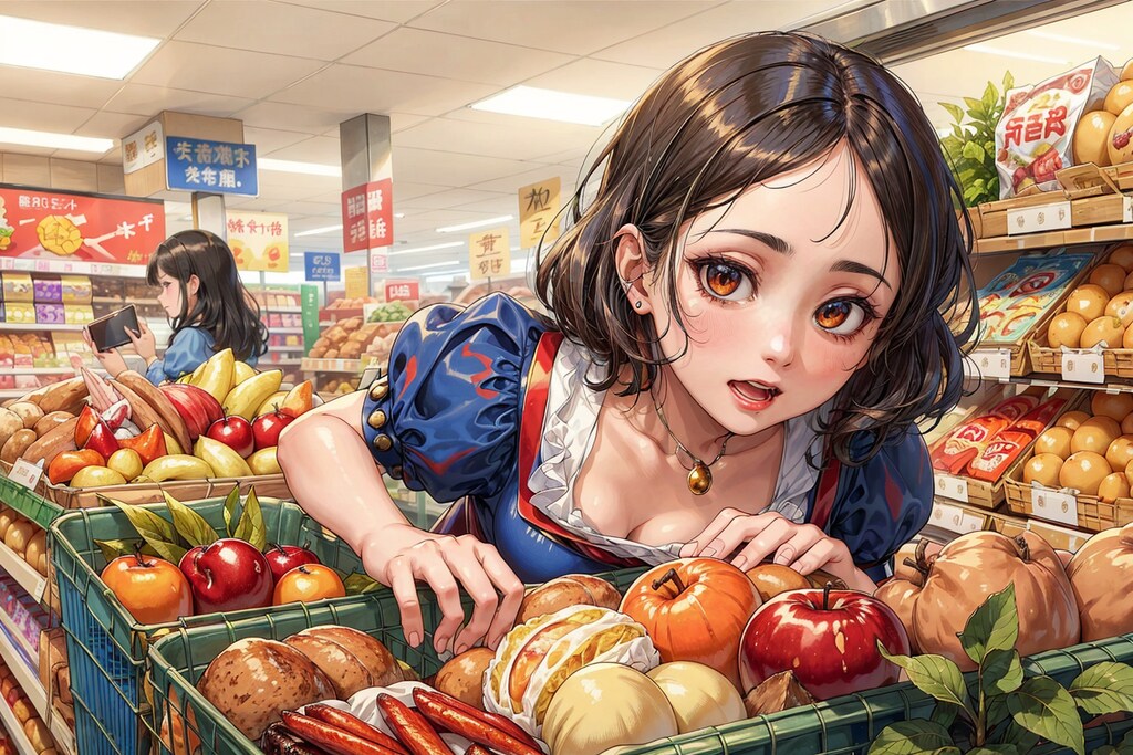 クレーマーの魔女崎さん（８９）のクレーム対応をする白雪姫