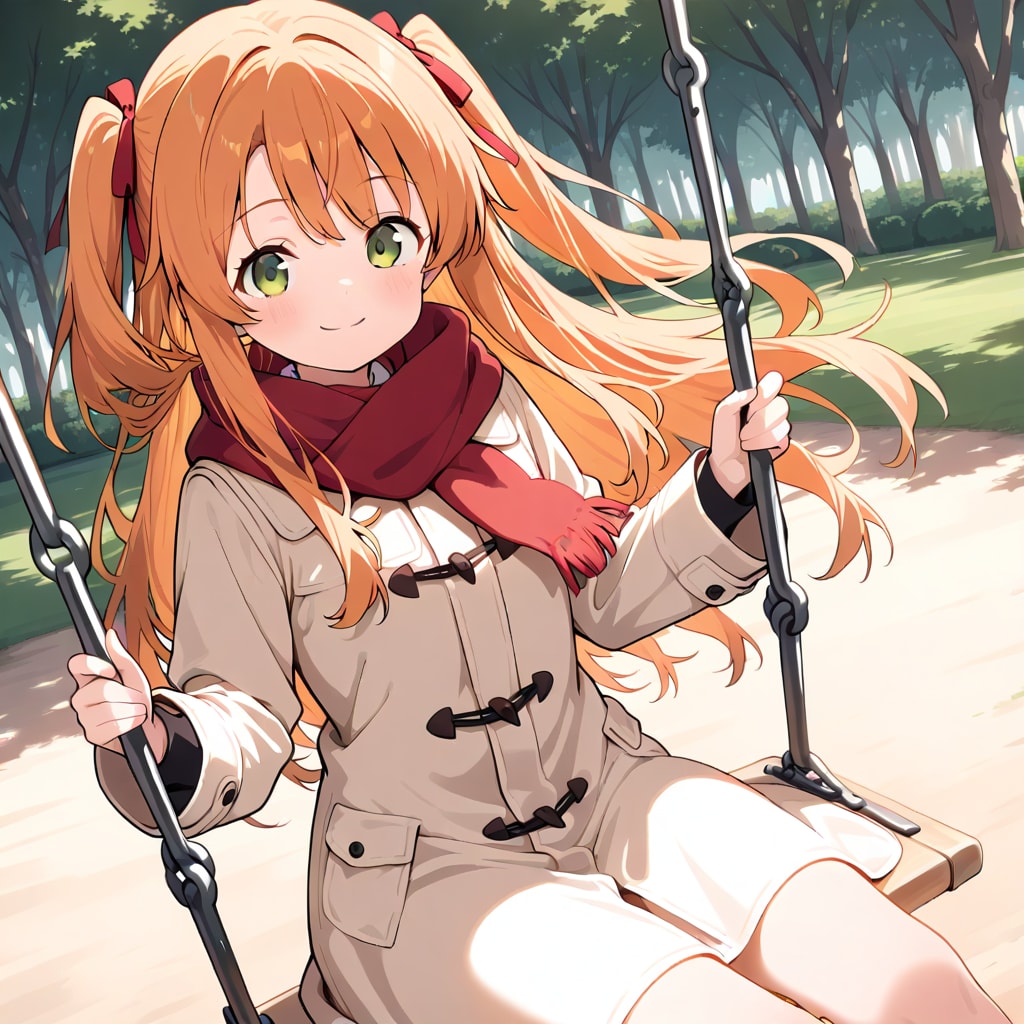 ブランコに乗って | の人気AIイラスト・グラビア