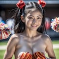 チアリーダー③💚 6枚目
