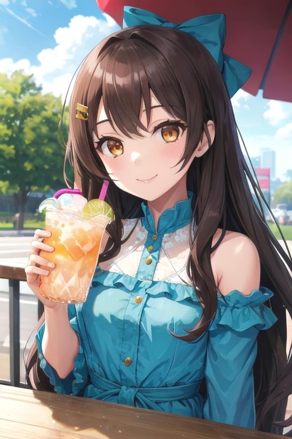 メロンミルクスムージー飲めたぁ😋🍈🥛✨