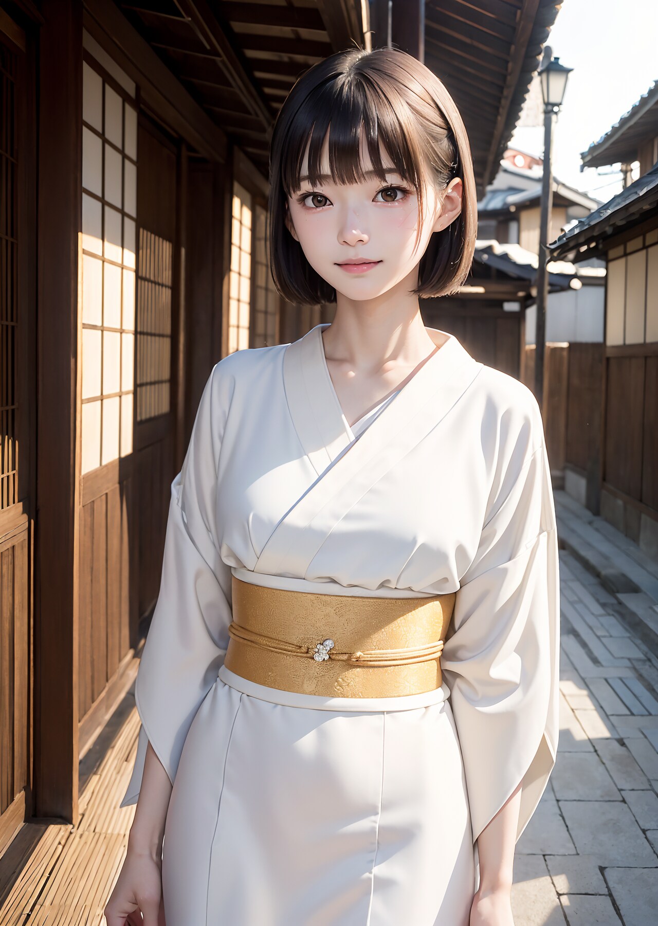 町家の日本人女性