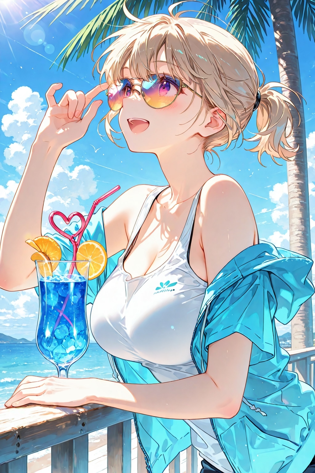 リゾートに来た