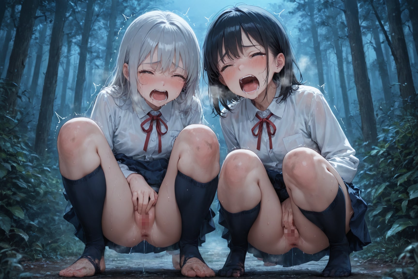 先に絶頂すれば自分は助かるけど友達が〇される
