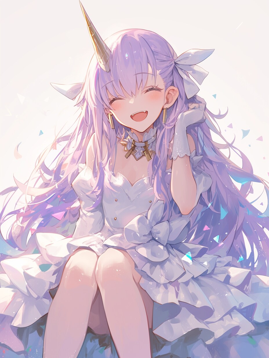 夢かわ少女 -一角獣- | の人気AIイラスト・グラビア