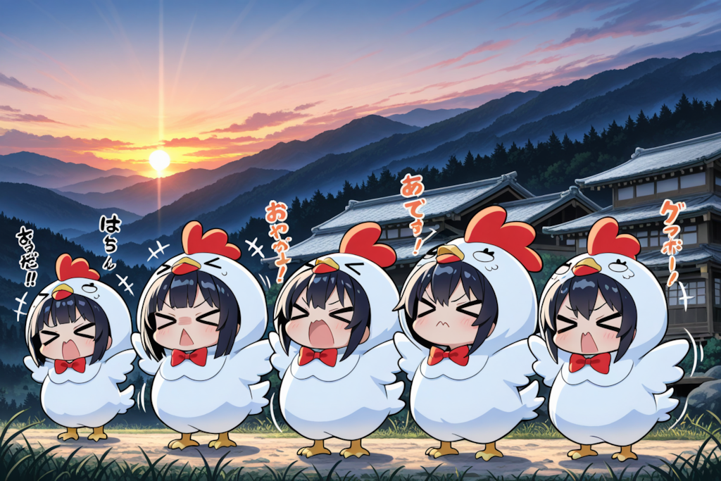 今日はにわとりの日