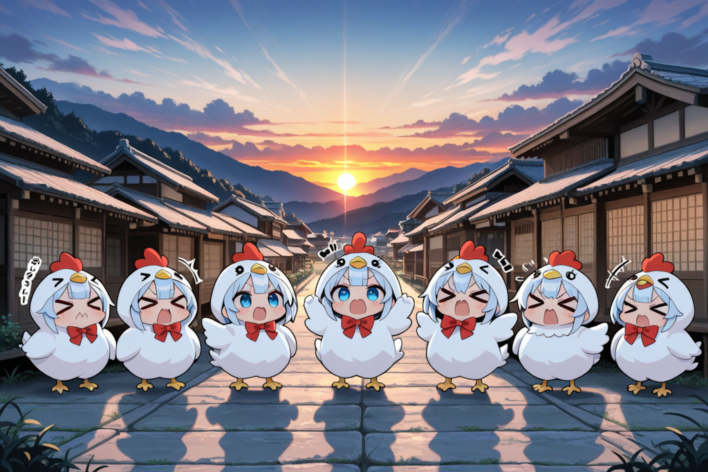 今日はにわとりの日