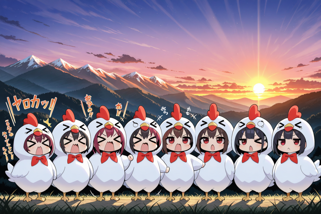 今日はにわとりの日