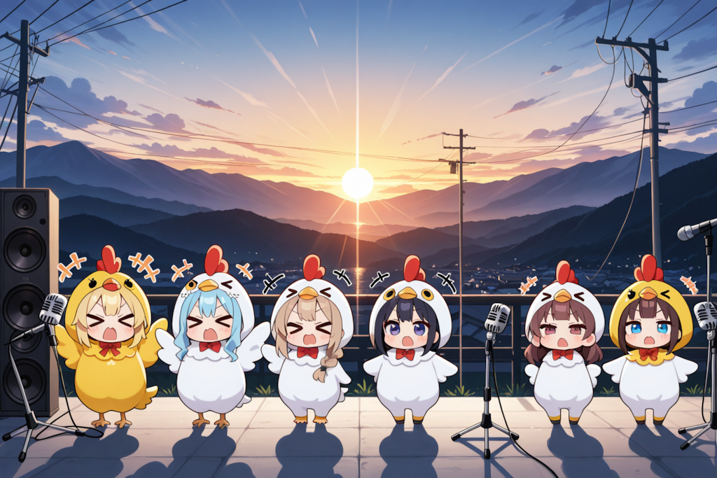 今日はにわとりの日