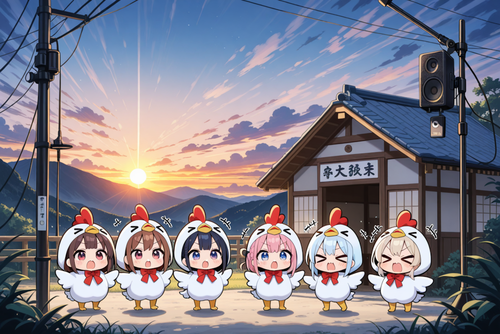 今日はにわとりの日