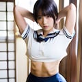 激ミニスカ—トで腰振りダンスするJK美少女 3枚目