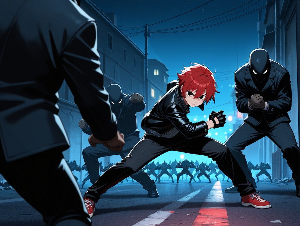 まとめて相手になってやる！