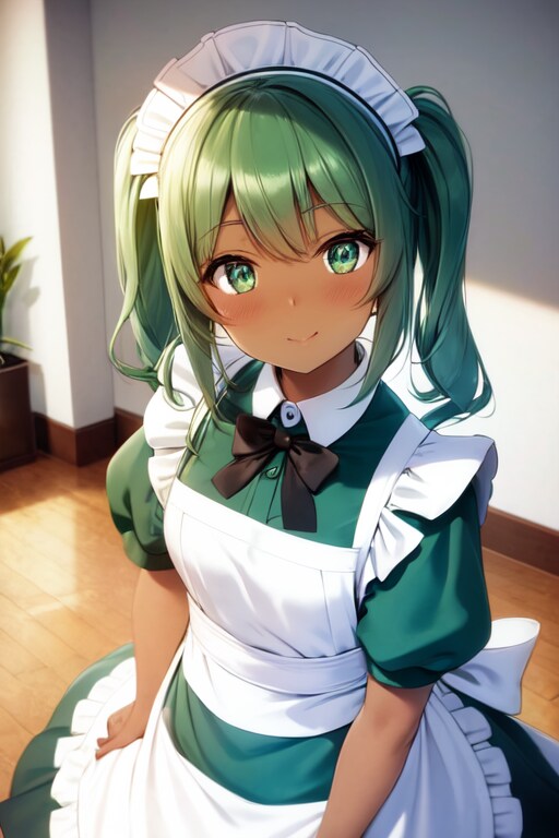 チョコミントなメイドさん