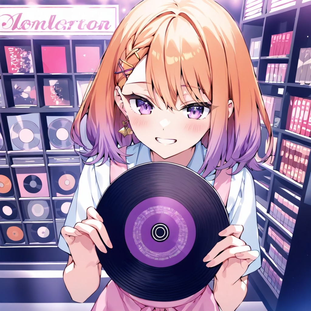 アナログレコード店でバイト。