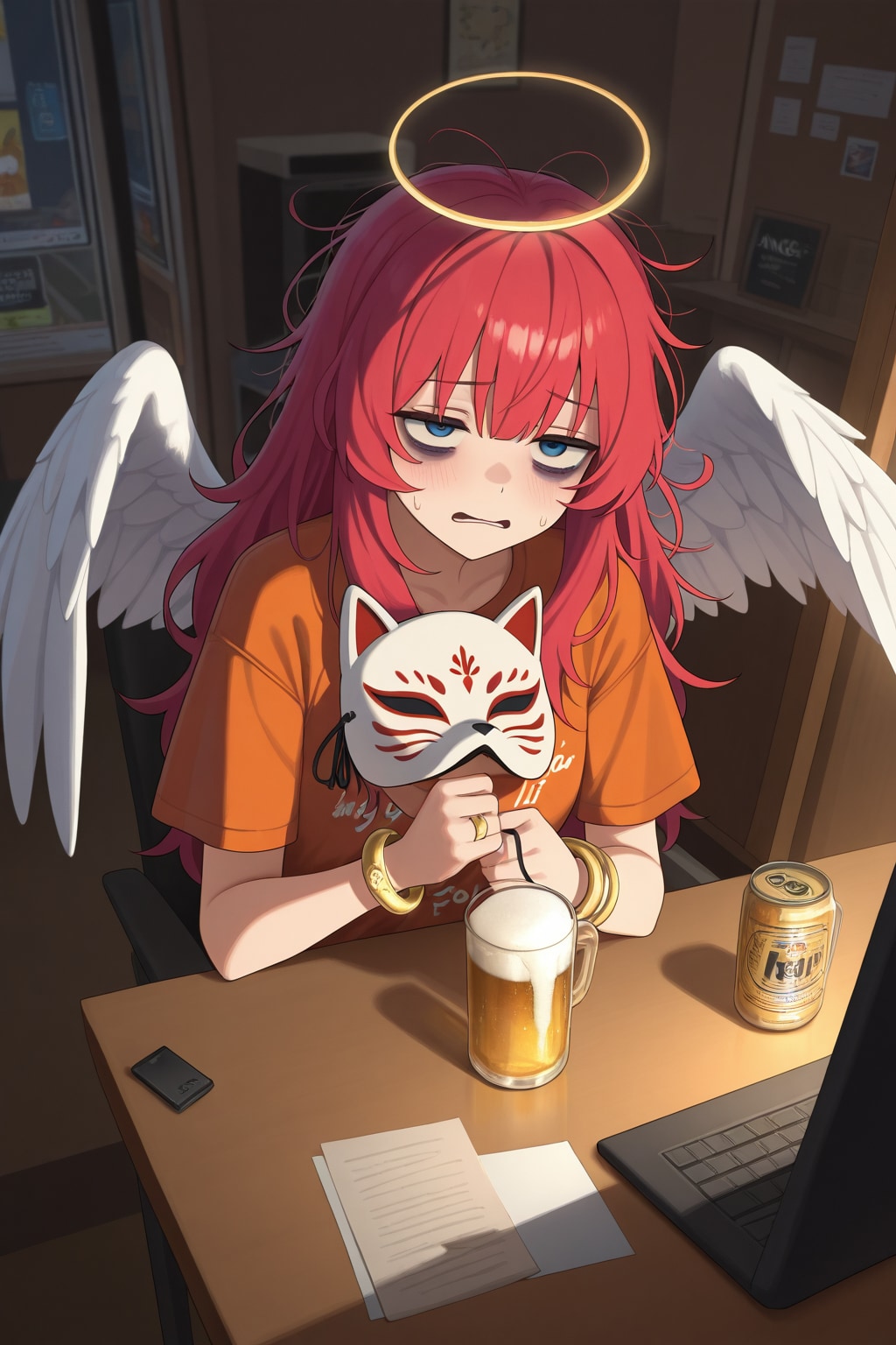 ネットカフェに引き籠る天使