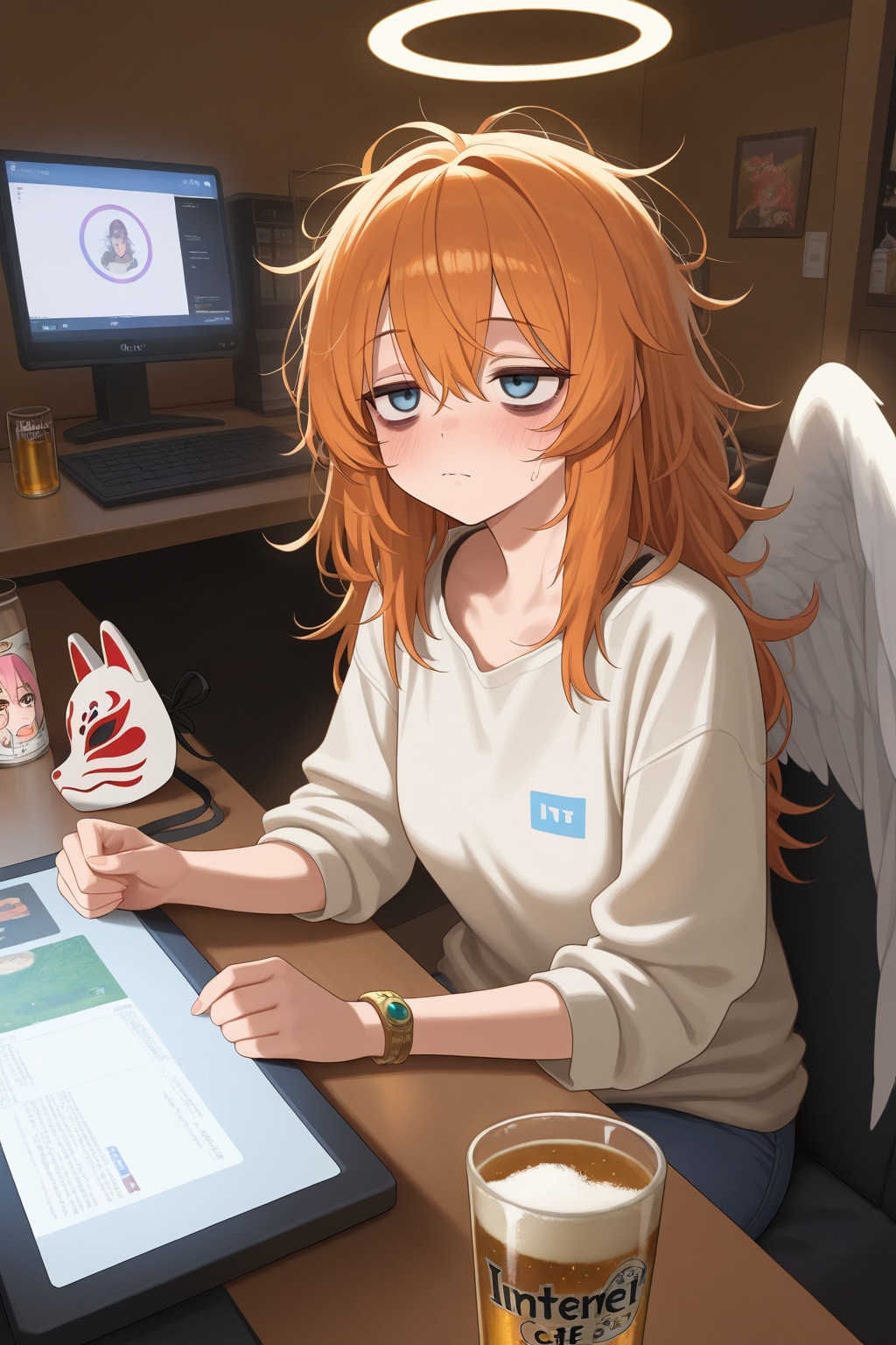 ネットカフェに引き籠る天使