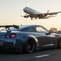 R35GT-Rとボーイング747 2枚目